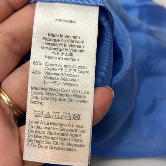 Madewell NQ794 Tie-Waist Maxi Slip Skirt in Cupro Blend NWT size 12 - Picture 10 of 11